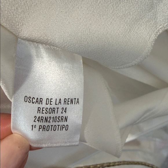 Oscar de la Renta - White/Ivory Midi Dress Size 2 - Picture 7 of 7